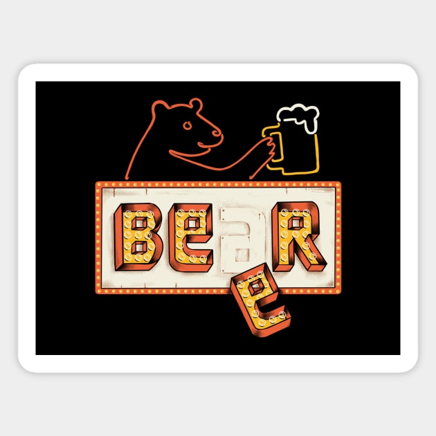 beer or bear Magnet by coffeeman